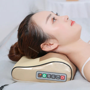 Electric Shiatsu Massage Pillow  WideNet Global Marketplace Six Button US Plug 