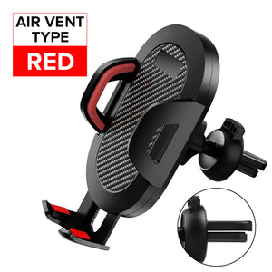 Car Phone Holder  WideNet Global Marketplace Red Air Vent Type  