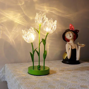 Flower Night Light  WideNet Global Marketplace Tulip Warm Light  