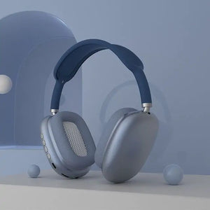 Air Max Wireless Stereo Headphone  WideNet Global Marketplace Blue  