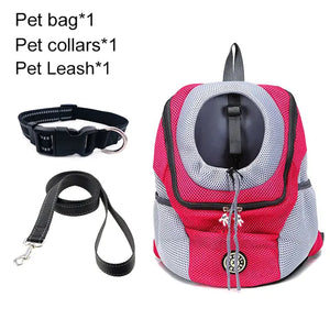 Pet Travel Carrier Bag  WideNet Global Marketplace Rose red set L for 10-13kg 