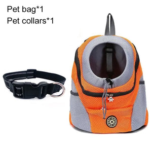 Pet Travel Carrier Bag  WideNet Global Marketplace Orange with Collar M for 5-10kg 