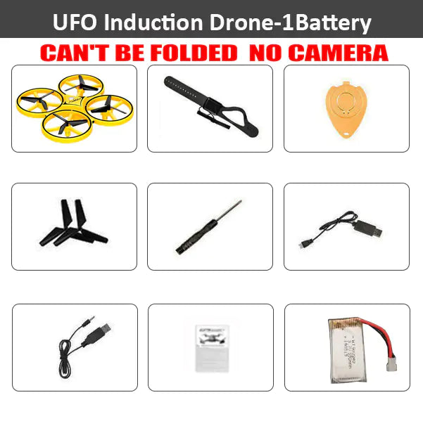Quadcopter Flying Drone  WideNet Global Marketplace Yellow No Camera 1Battery 