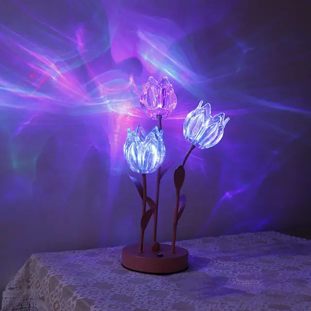Flower Night Light  WideNet Global Marketplace Tulip Color Light  