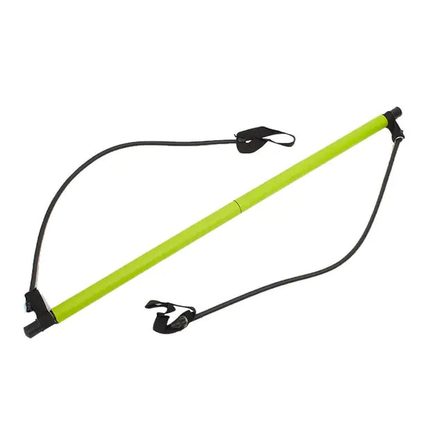 Portable Pilates Bar and Resistance Band  WideNet Global Marketplace Green  