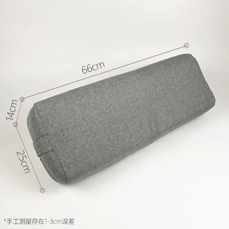 Yoga Bolster Pillow  WideNet Global Marketplace Grey  