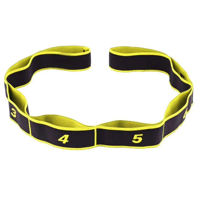 Yoga Elastic Band  WideNet Global Marketplace Yellow 8 Grids 