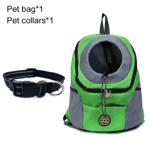 Pet Travel Carrier Bag  WideNet Global Marketplace Green with Collar S for 0-5kg 