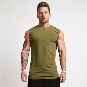 Fitness Gym Vest Activewear  WideNet Global Marketplace Army Green M 