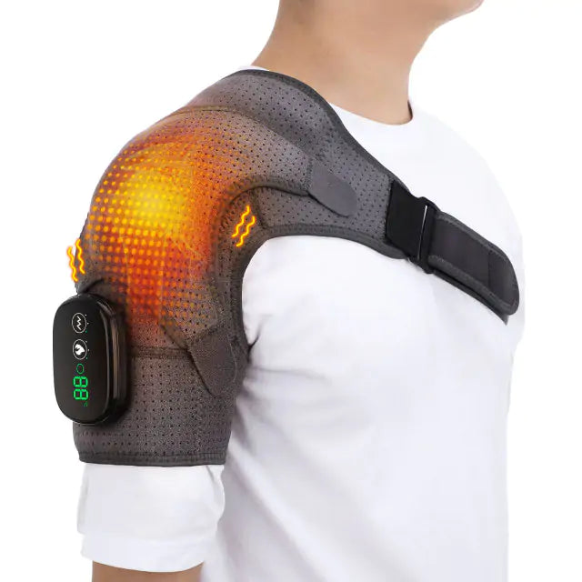 Electric Shoulder Brace  WideNet Global Marketplace Gray  