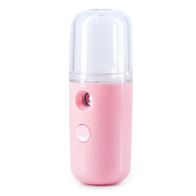 Rechargeable Mist Facial Sprayer  WideNet Global Marketplace Pink  
