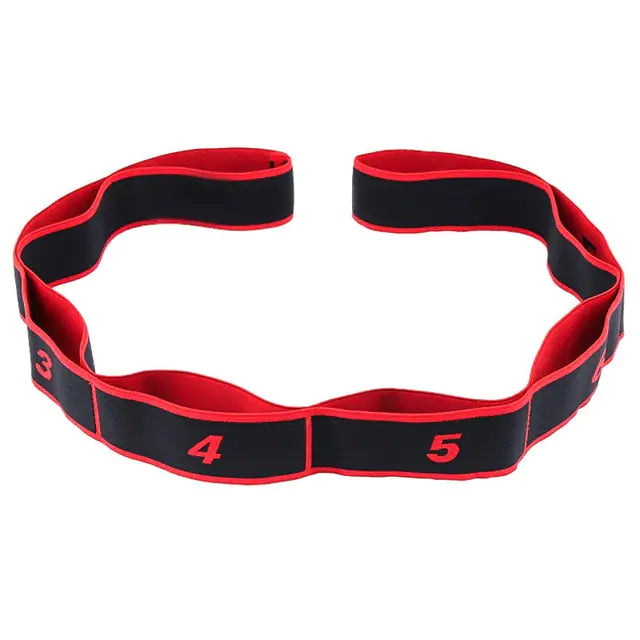 Yoga Elastic Band  WideNet Global Marketplace Red 8 Grids 
