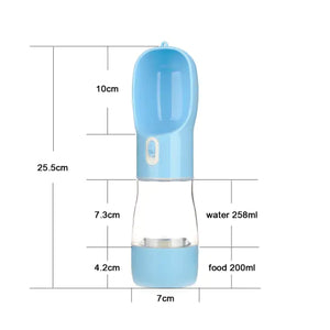 Pet Dog Water Bottle Feeder  WideNet Global Marketplace Blue1  