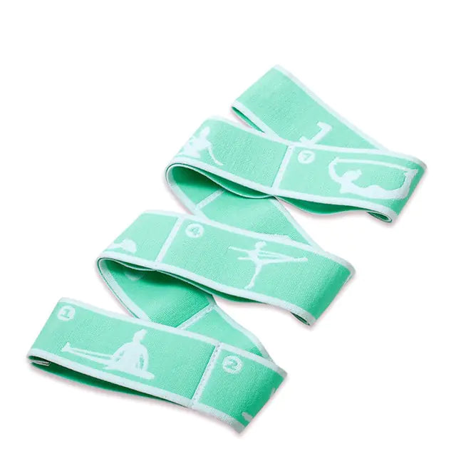 Yoga Elastic Band  WideNet Global Marketplace Green 8 Grids 