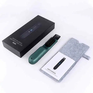 Beard Straightener Comb  WideNet Global Marketplace Green USB 1  