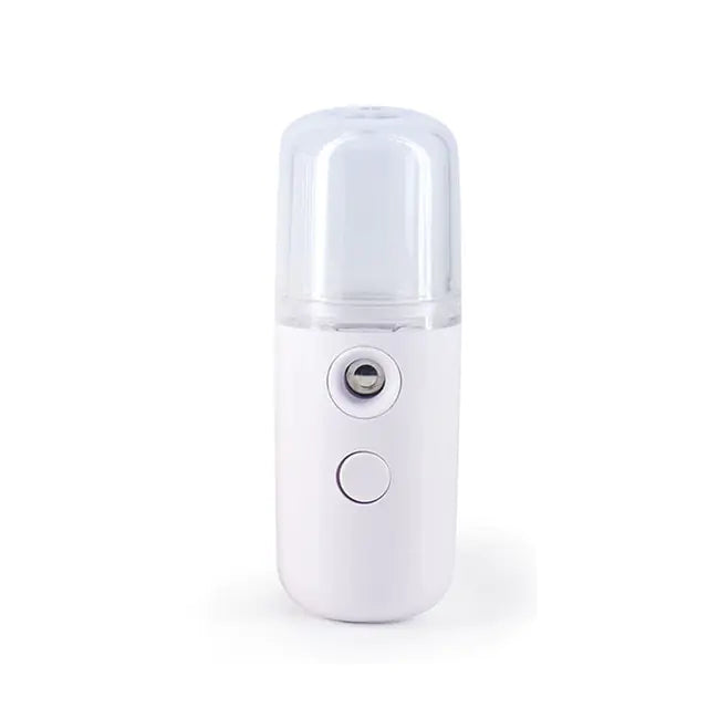 Rechargeable Mist Facial Sprayer  WideNet Global Marketplace White  