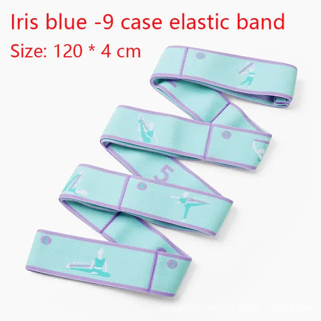 Yoga Elastic Band  WideNet Global Marketplace Blue 02 9 Grids 