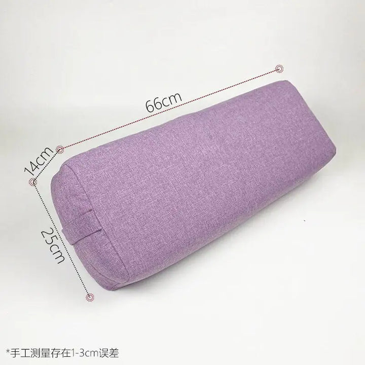 Yoga Bolster Pillow  WideNet Global Marketplace Purple  