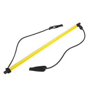 Portable Pilates Bar and Resistance Band  WideNet Global Marketplace Yellow  