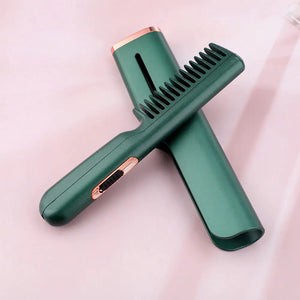 Portable Straightening Hair Comb  WideNet Global Marketplace Green  