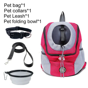 Pet Travel Carrier Bag  WideNet Global Marketplace Rose red set 1 M for 5-10kg 