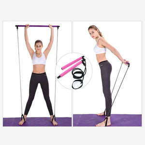 Portable Pilates Bar and Resistance Band  WideNet Global Marketplace   