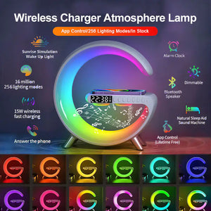 Bluetooth Speaker Wireless Charger Lamp  WideNet Global Marketplace   