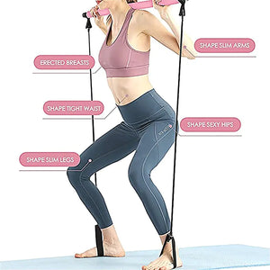 Portable Pilates Bar and Resistance Band  WideNet Global Marketplace   