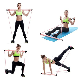 Portable Pilates Bar and Resistance Band  WideNet Global Marketplace   